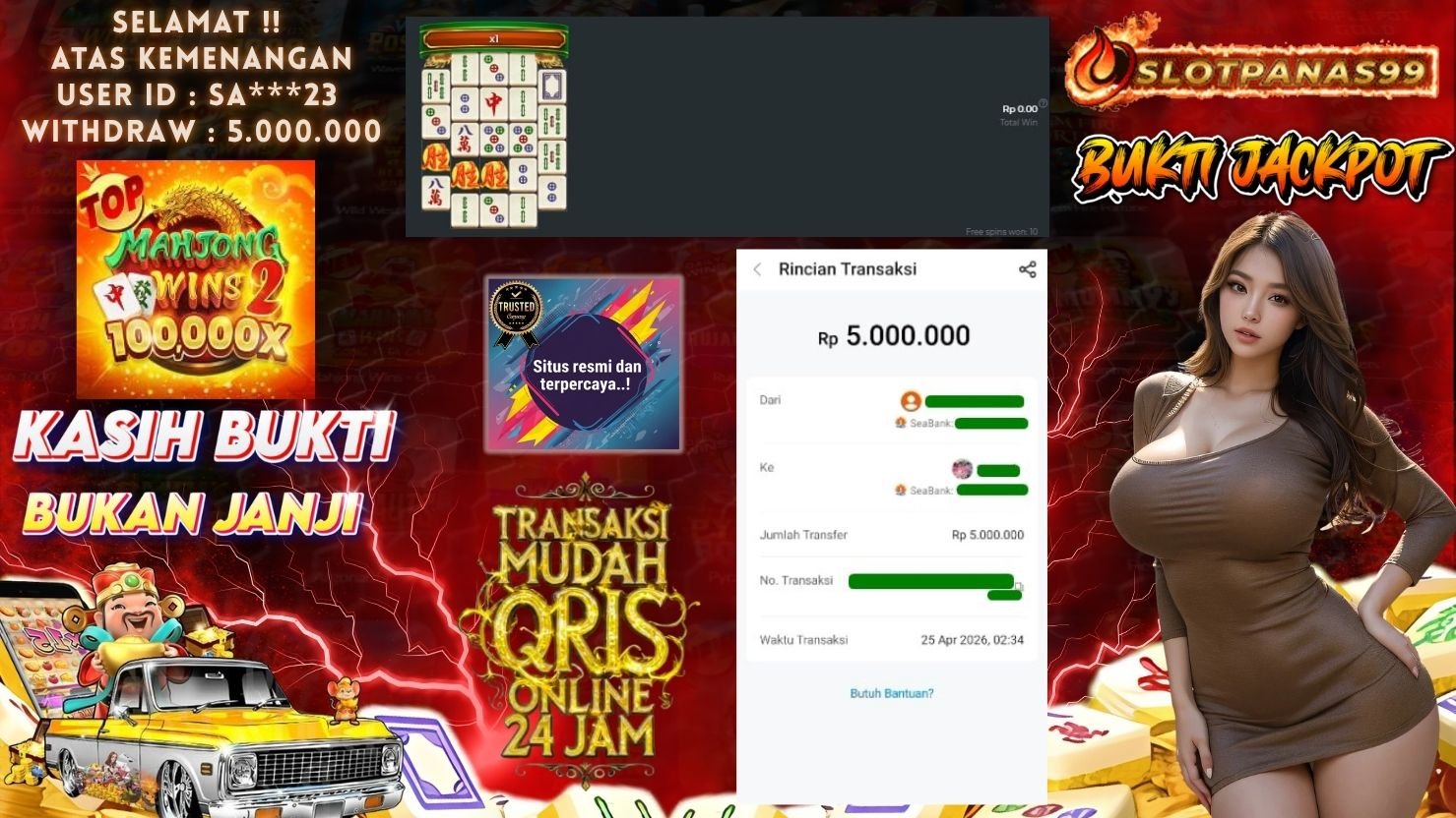 SLOTPANAS99 JACKPOT SLOT MAHJONG WINS 2